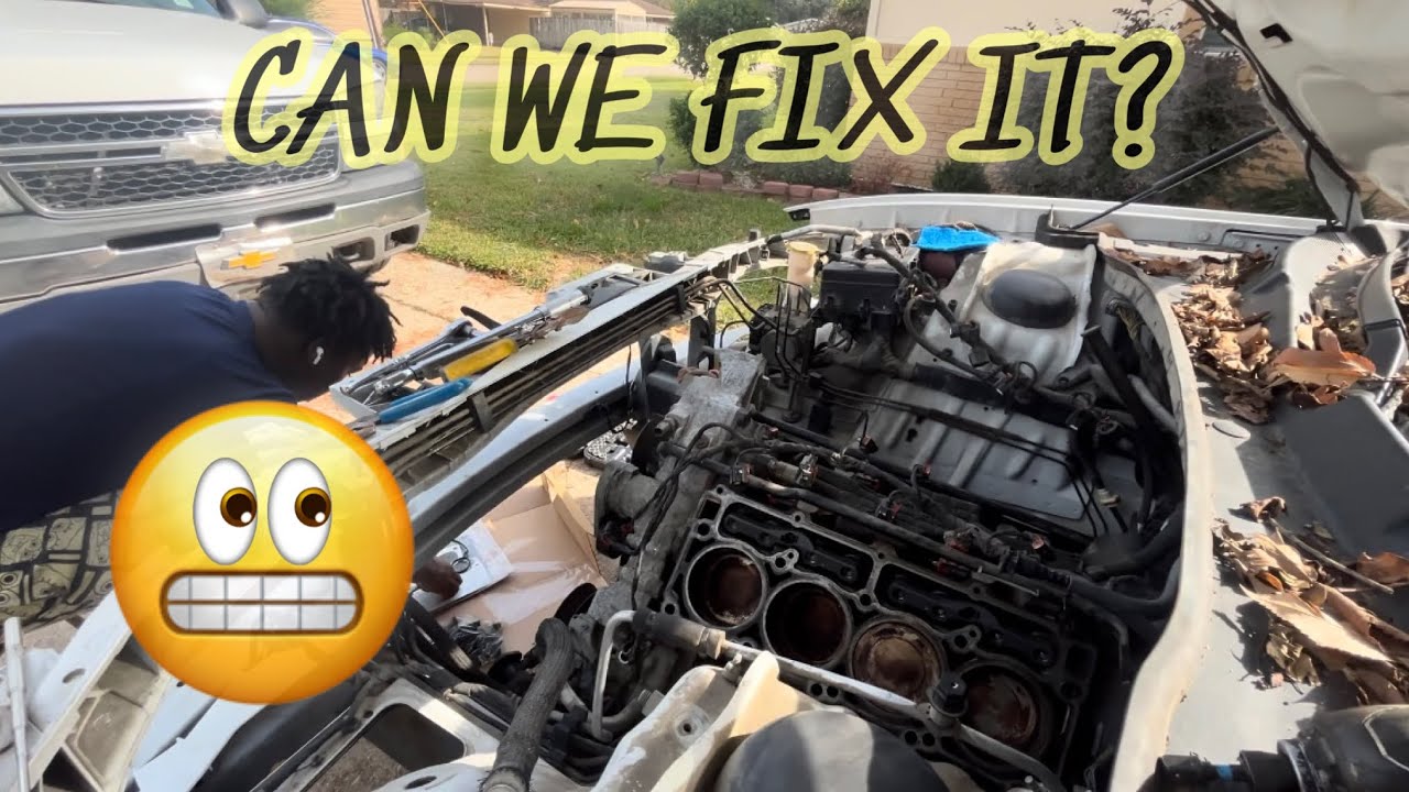 Rebuilding a wrecked 2015 charger 5.7 v8 Pursuit part 1