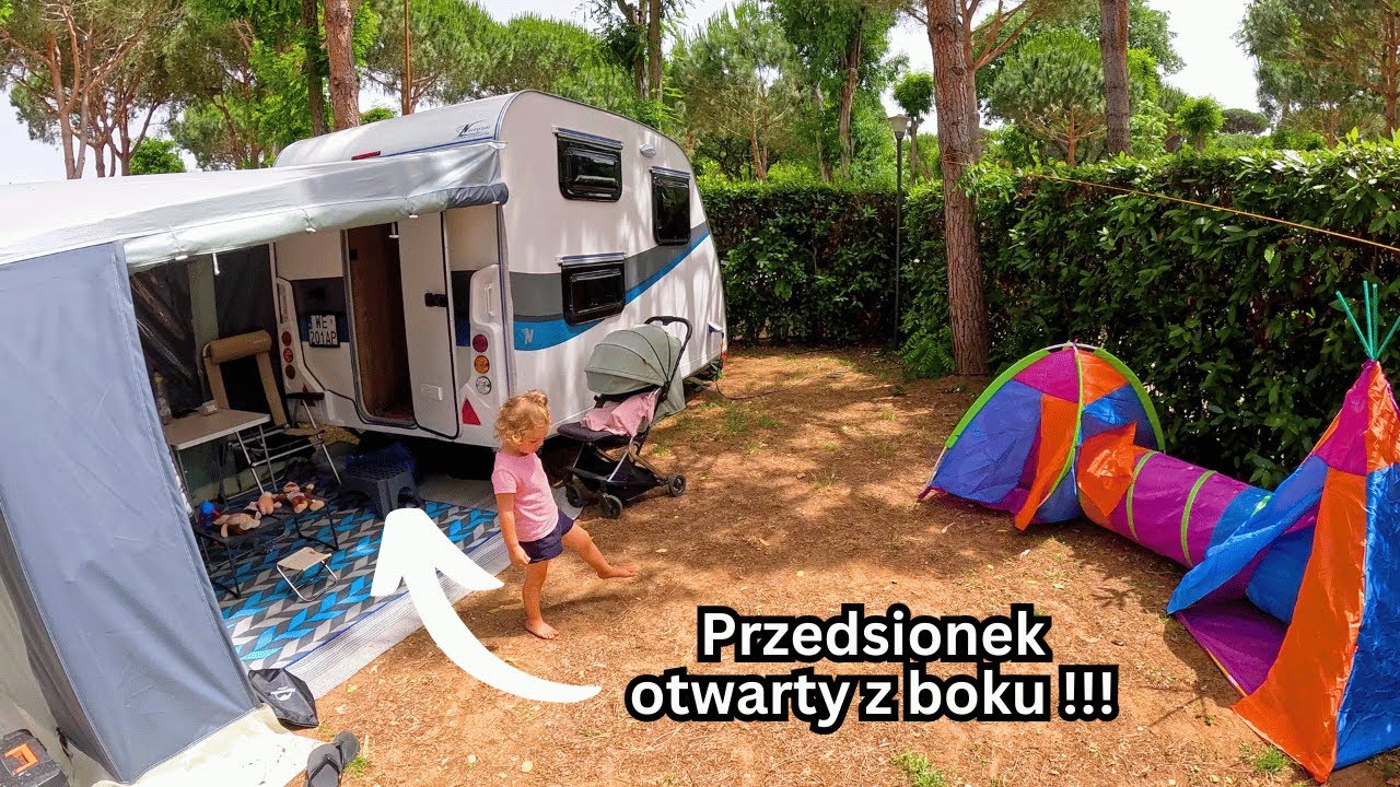 Pierwszy Dzień na Kempingu Hu Park Albatros – Basen, Mini Disco i Wakacje z Przyczepą Kempingową