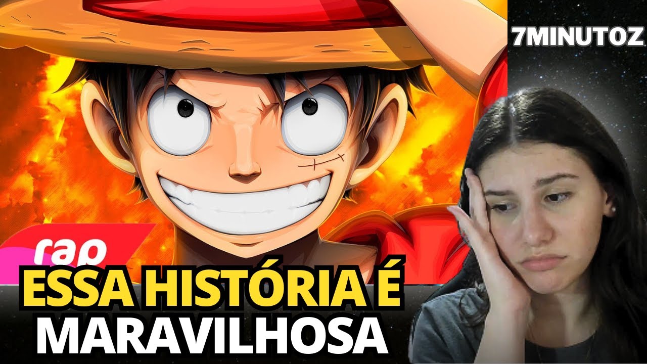 Ele conseguiu quase me fazer CHORAR! React Rap do Luffy (One Piece) - CHAPÉU DE PALHA | NERD HITS