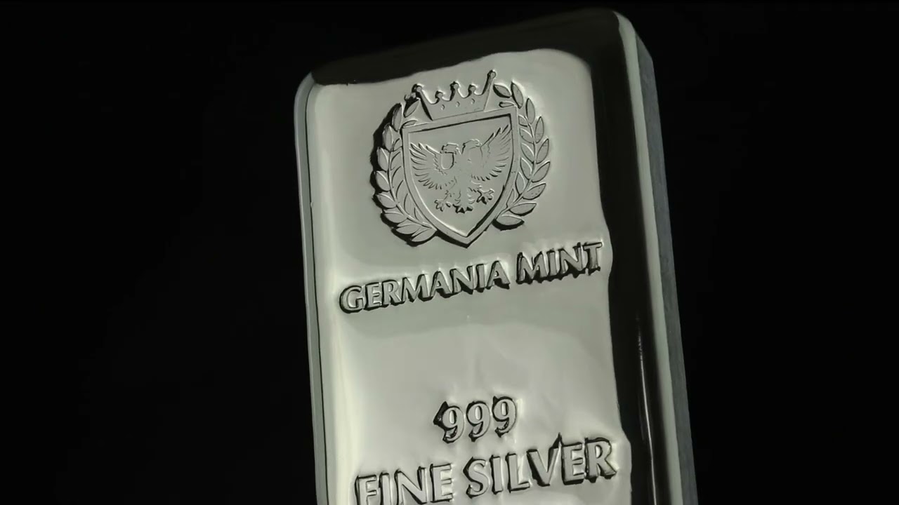 Слиток серебро 999 Germania Mint