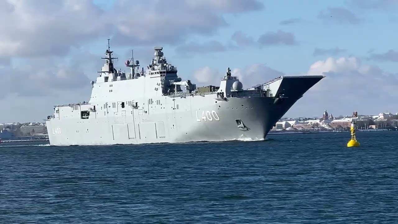 NATO Großmanöver Steadfast Dart 2026: TCG ANADOLU (L-400) verlässt Marinestützpunkt Kiel 14.2.2026
