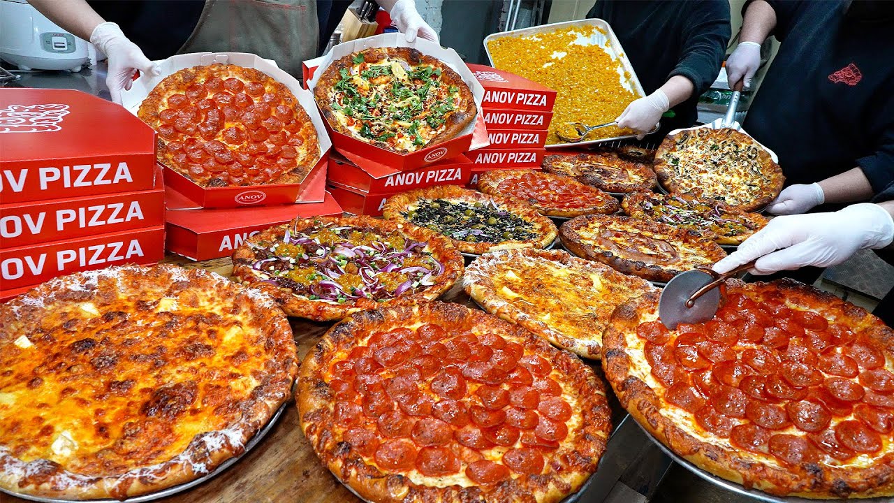 한달에 5000판씩 팔리는 피자? 오픈전부터 줄서는 연예인도 인정한 피자집┃Pizza / Korean street food