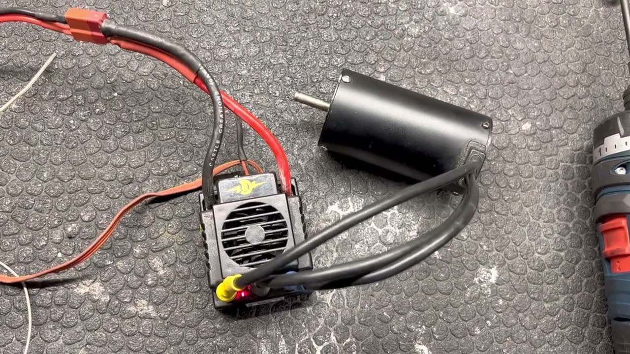 Castle Creation Mamba Monster ESC with Flux 2200kv Brushless Motor. #castle #shorts #brushless