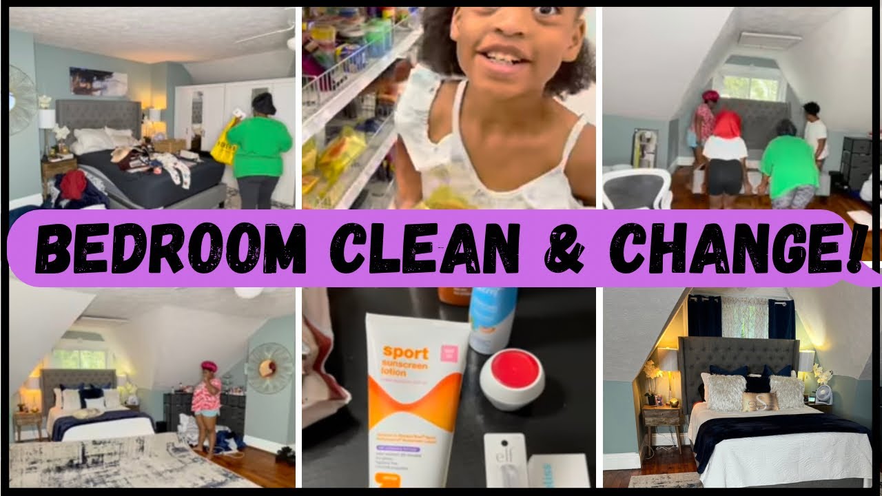 BEDROOM CLEAN AND RE-ARRANGE! LET'S GET THIS DONE! GOING TO TARGET, HAUL AND MORE. SHYVONNE MELANIE