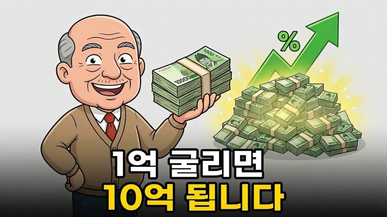 1억 이렇게만 굴리세요. 10년 뒤 10억이 알아서 만들어집니다.
