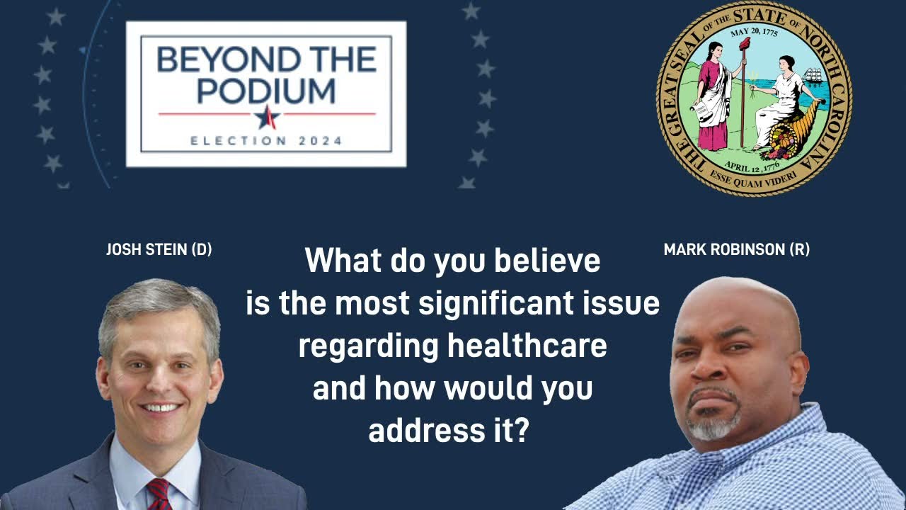 Josh Stein & Mark Robinson | NC Governor candidates answer questions ahead of November 2024 election