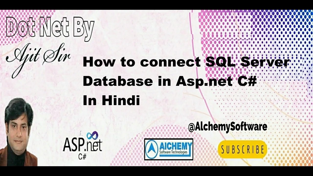 How to connect Sql server database in asp.net c# | How to Connect ASP.NET to MS SQL Server