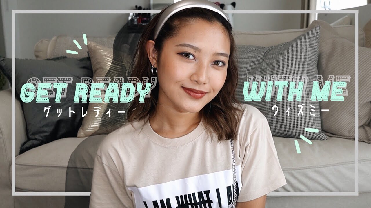 【GRWM】Girls Awardに行くよ😍💙メイク、ヘア、ファッション全て紹介してます☝️❤️
