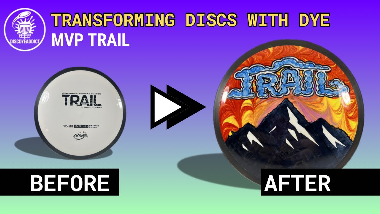 MVP Trail glue bed stencil disc dye
