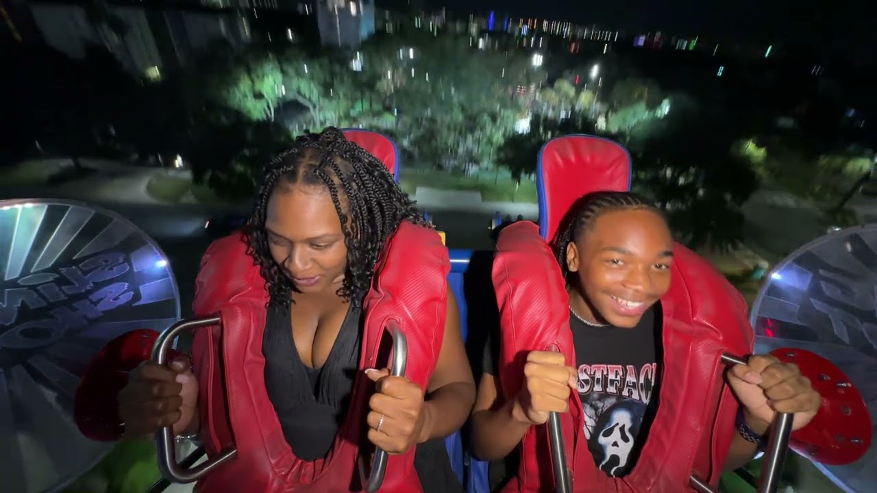 Chrissy and Aden on Orlando Slingshot 8/6/25.