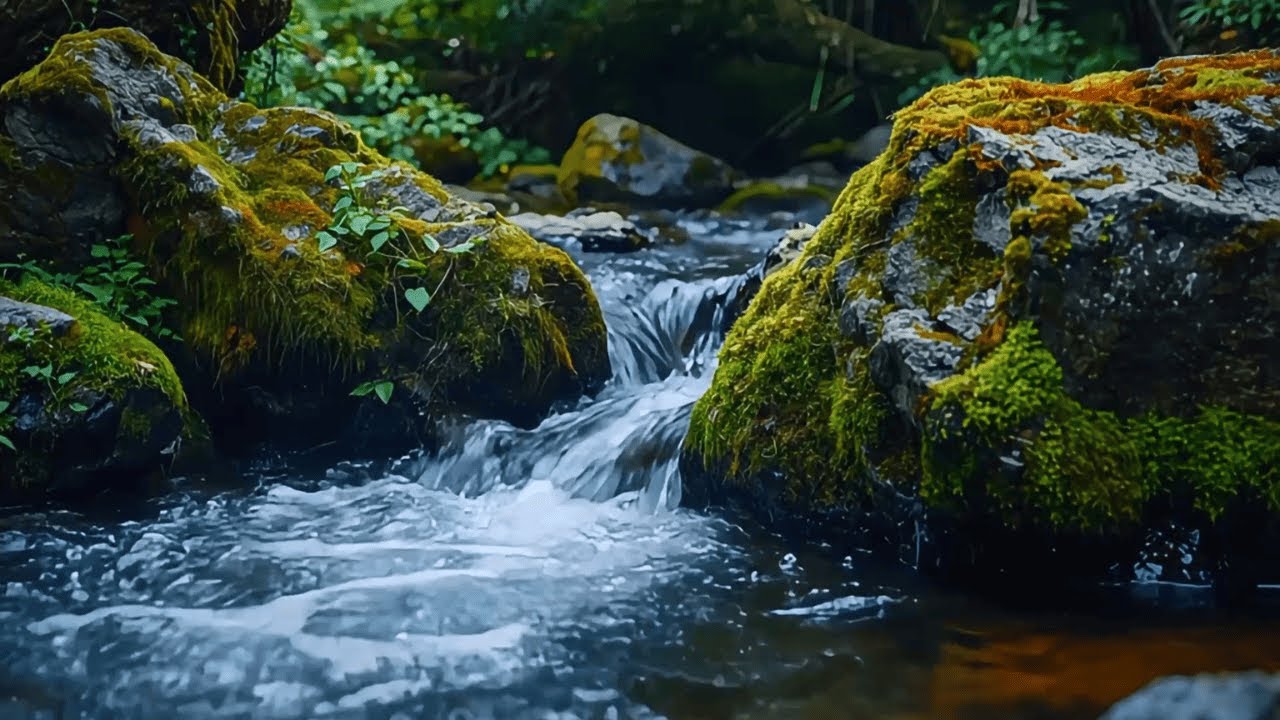 Anxiety & Stress Relief with Calming River & Bird Sounds 🌿 Deep Sleep, Relax Mind