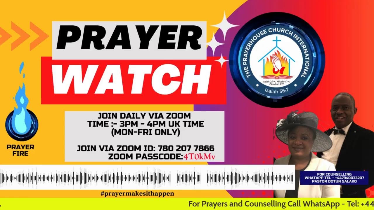 3pm Prayer Watch || Everyday Mon - Frid || Tues 20th Jan 2026 ||