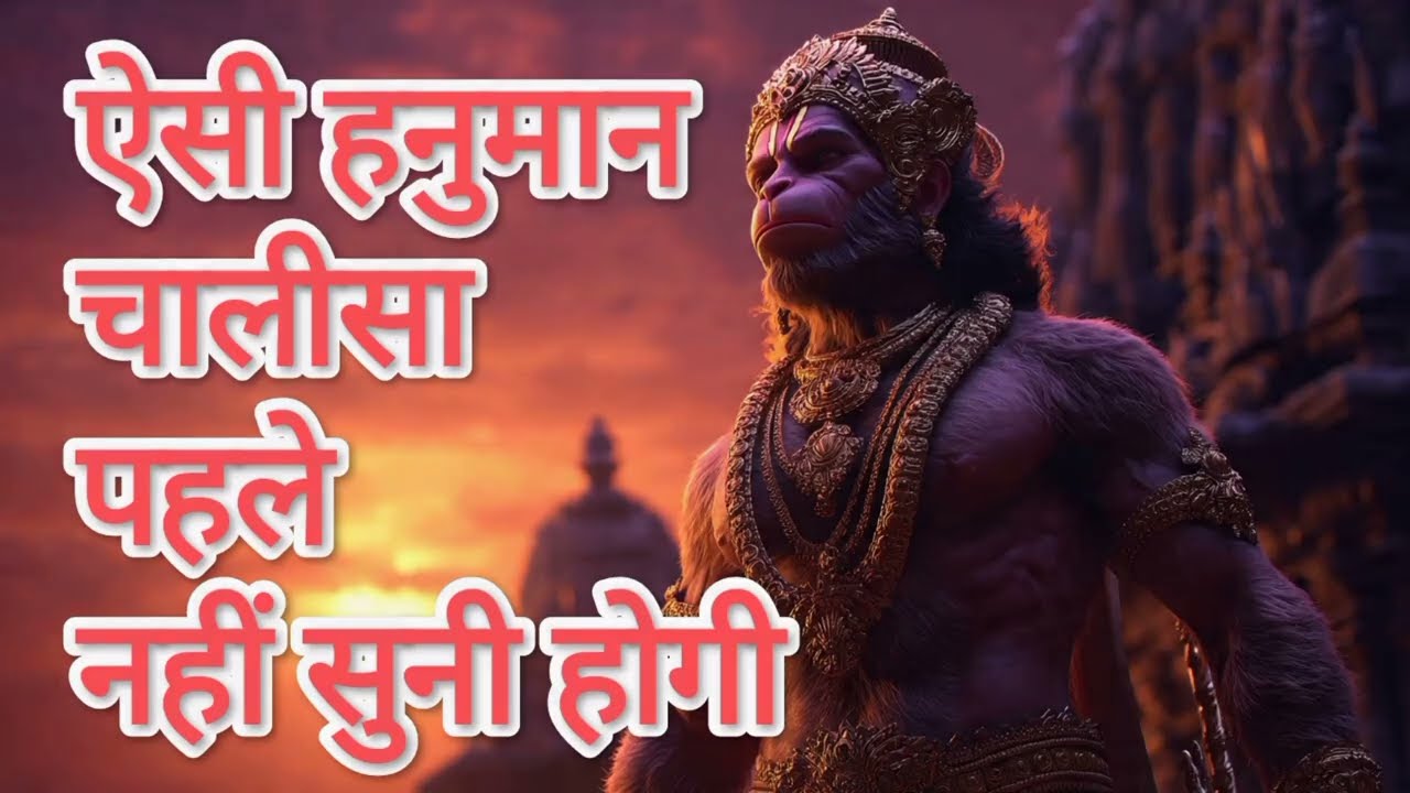 हनुमान चालीसा | अद्भुत प्रस्तुति । Hanuman Chalisa | Powerful Bajrang Bali Bhakti #viral 