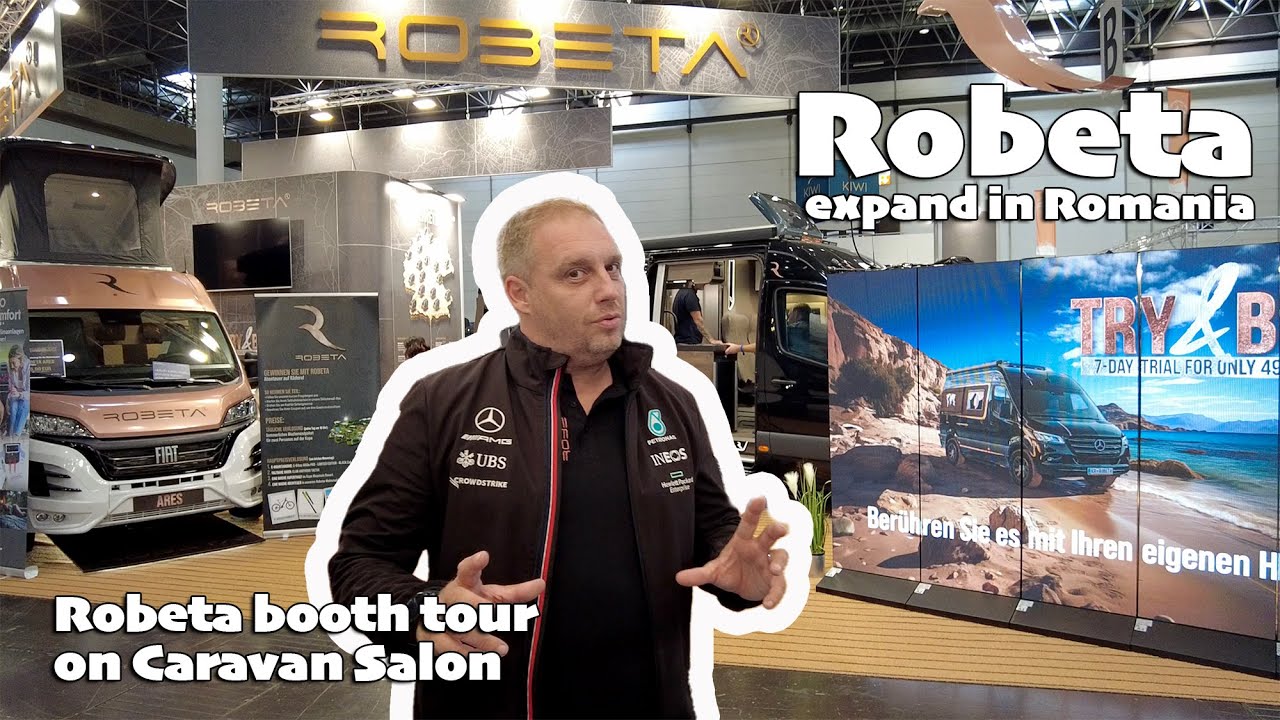 💥 Robeta booth tour on Caravan Salon | Slovenian manufacturer Robeta, expansion in Romania | part 2