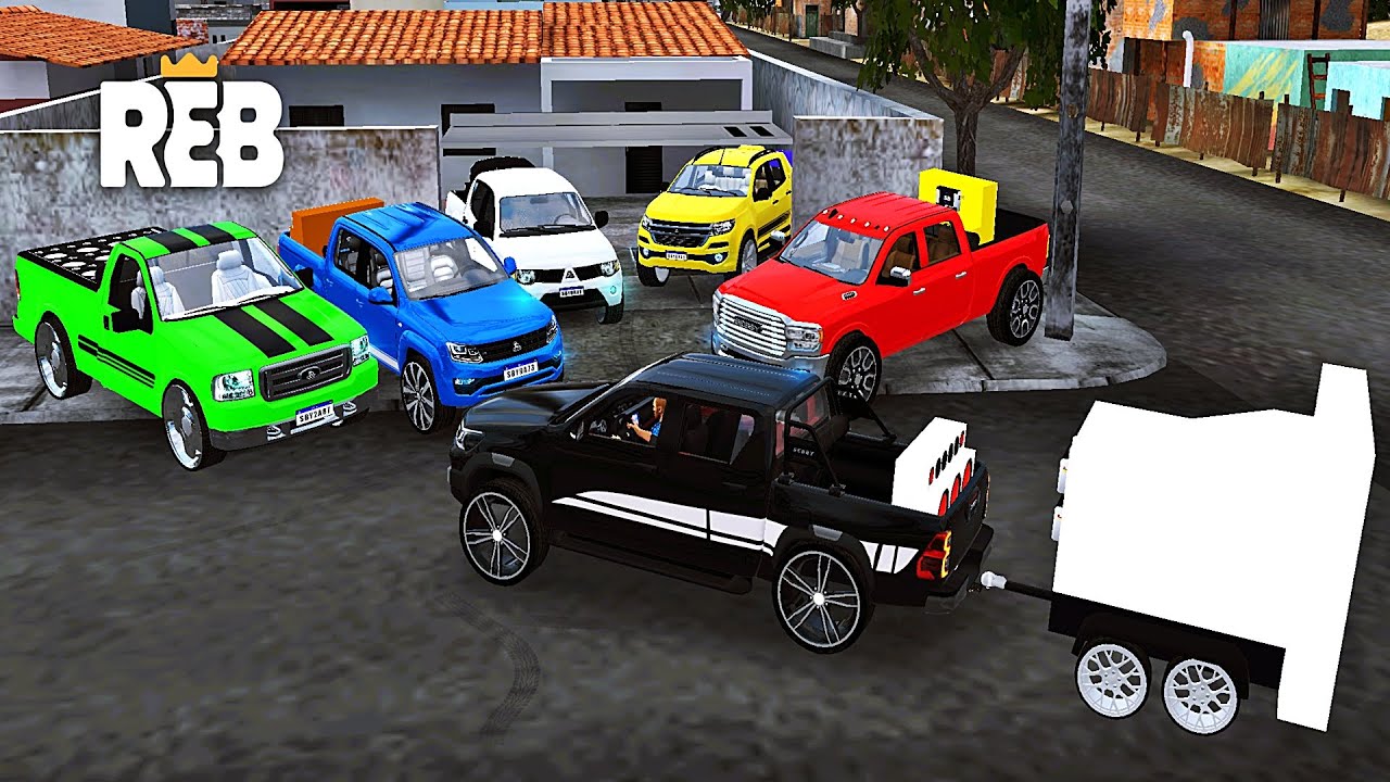 REBAIXADOS ELITE BRASIL | MONTEI MINHA GARAGEM DE CAMIONETES EQUIPADAS