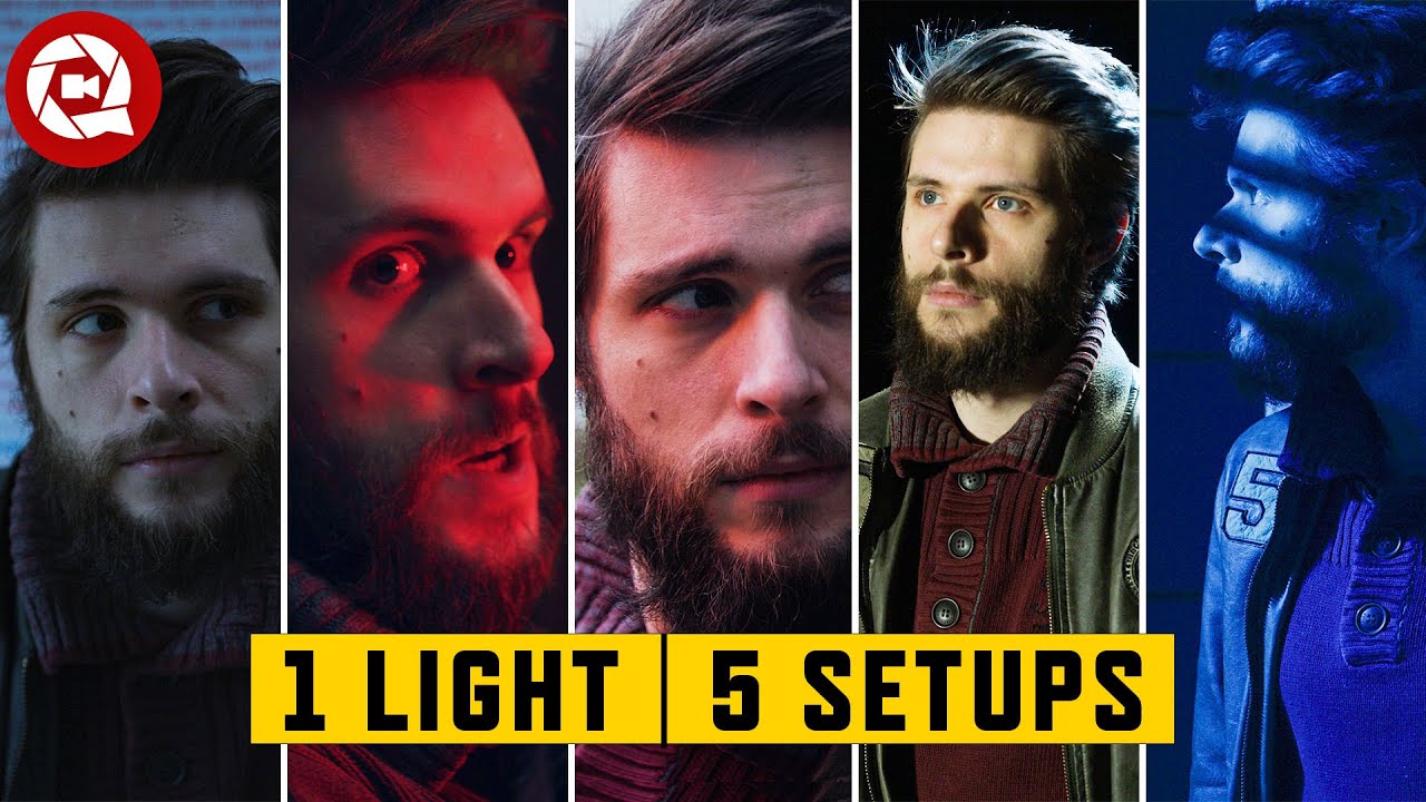 5 Lighting TRICKS Using 1 LIGHT (cinematography hacks)