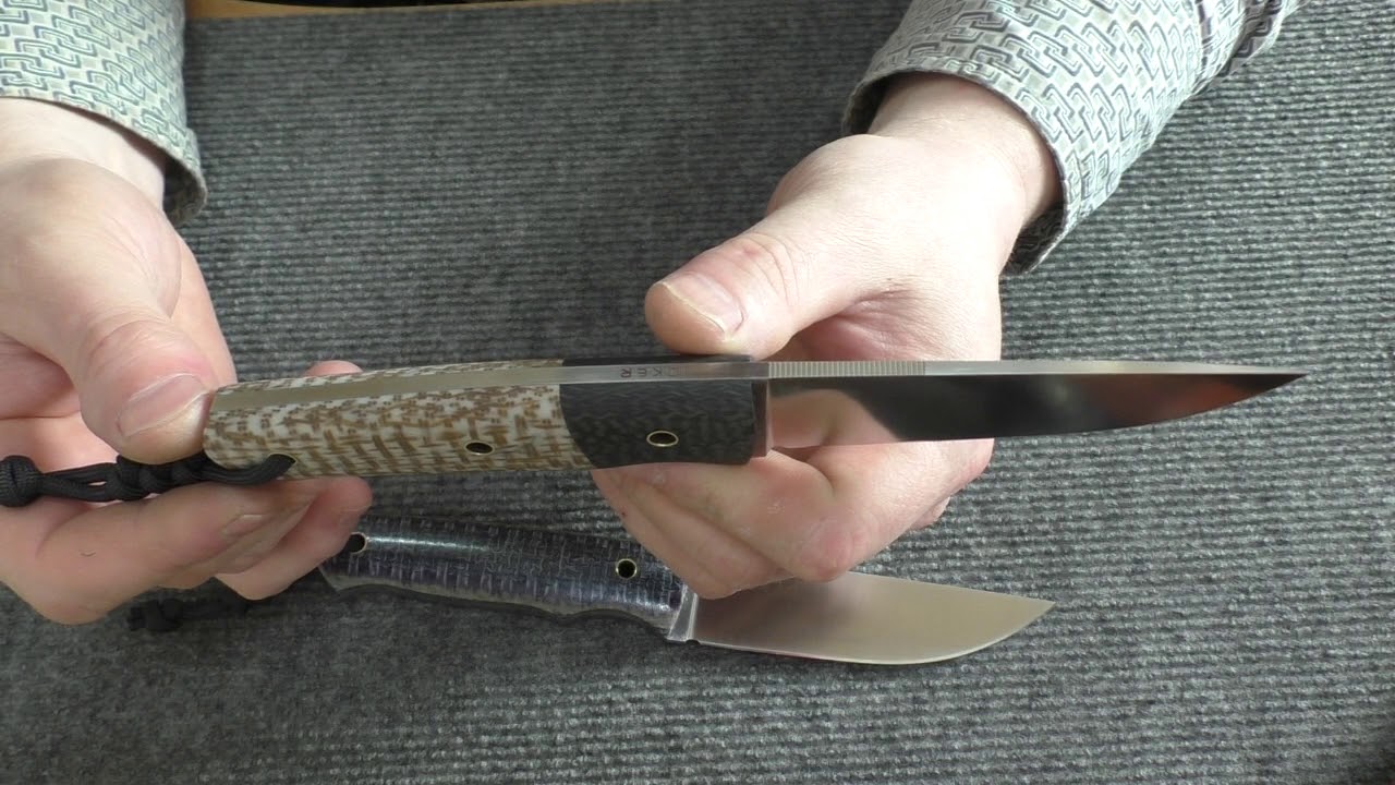 AlphaKnives. Ножи из Японской ATS-34. Новая микарта Burlax.