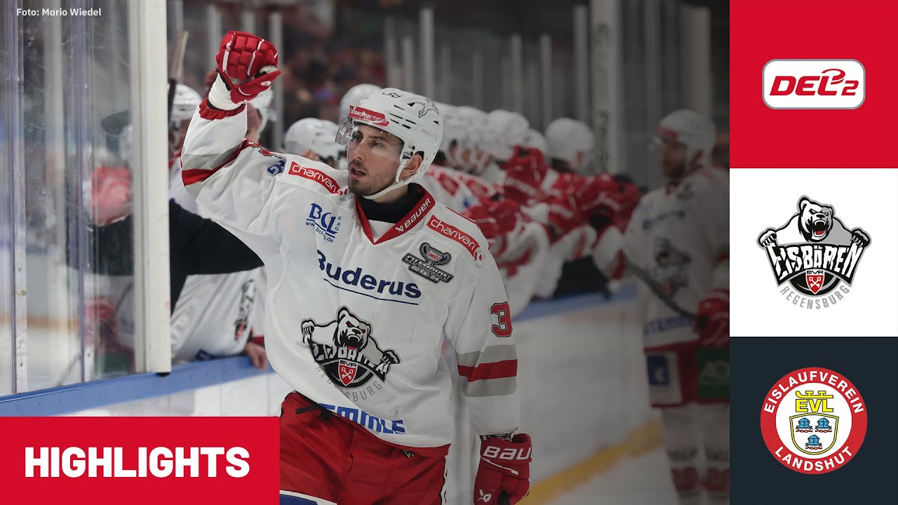 DEL2: Eisbären Regensburg vs. EV Landshut | Highlights