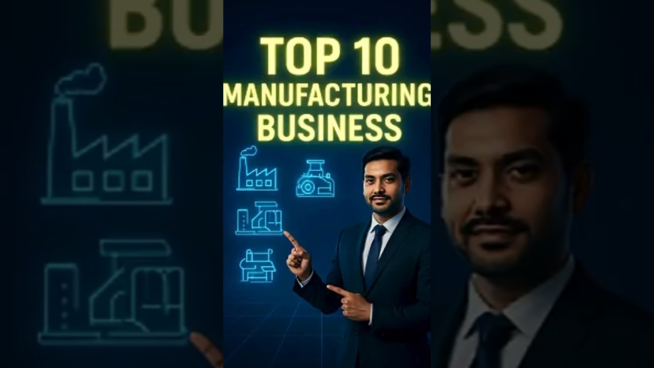 Top 10 Manufacturing Business Ideas in India | Profitable Startup Opportunities