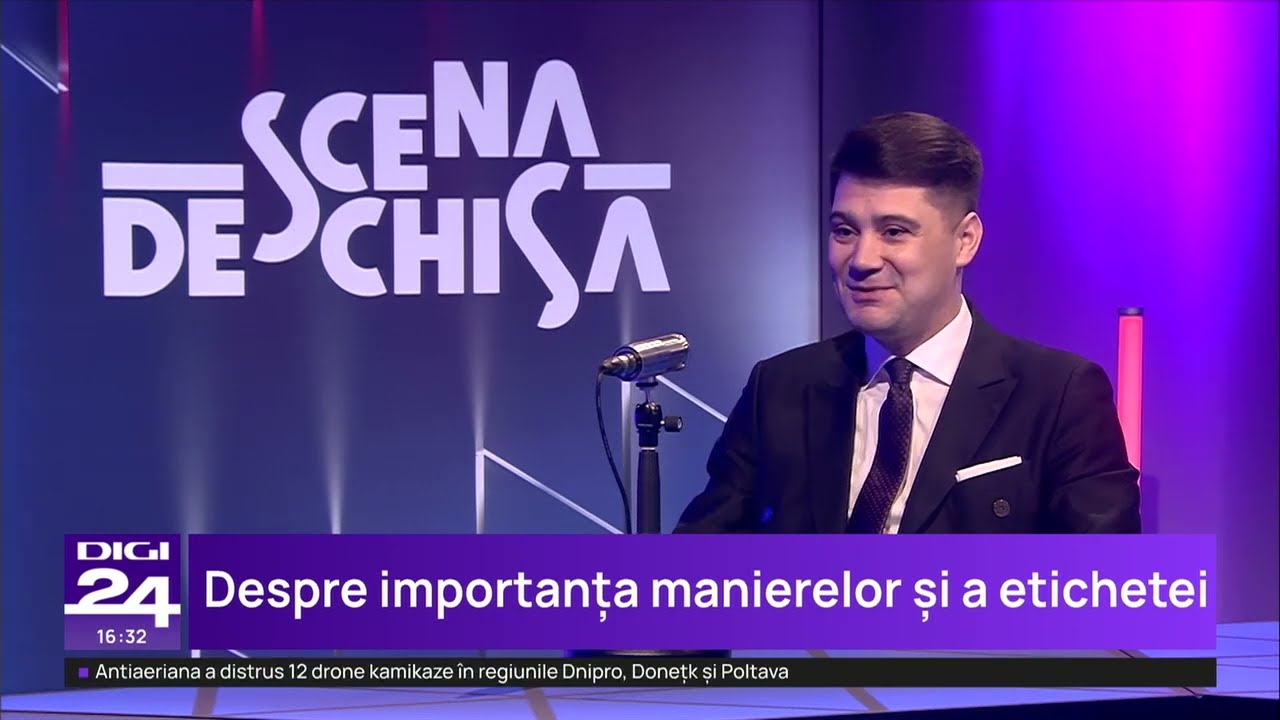 Scena deschisă cu Virgil Mănescu: Manierele nu se vor demoda nicioadată
