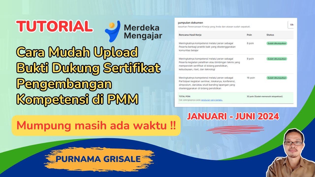 Cara Upload Bukti Dukung Sertifikat Pengembangan Kompetensi di PMM | Pengelolaan Kinerja Guru