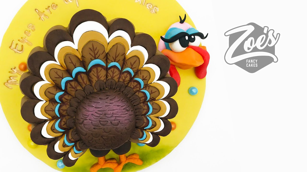 Thanksgiving Turkey Cake Tutorial