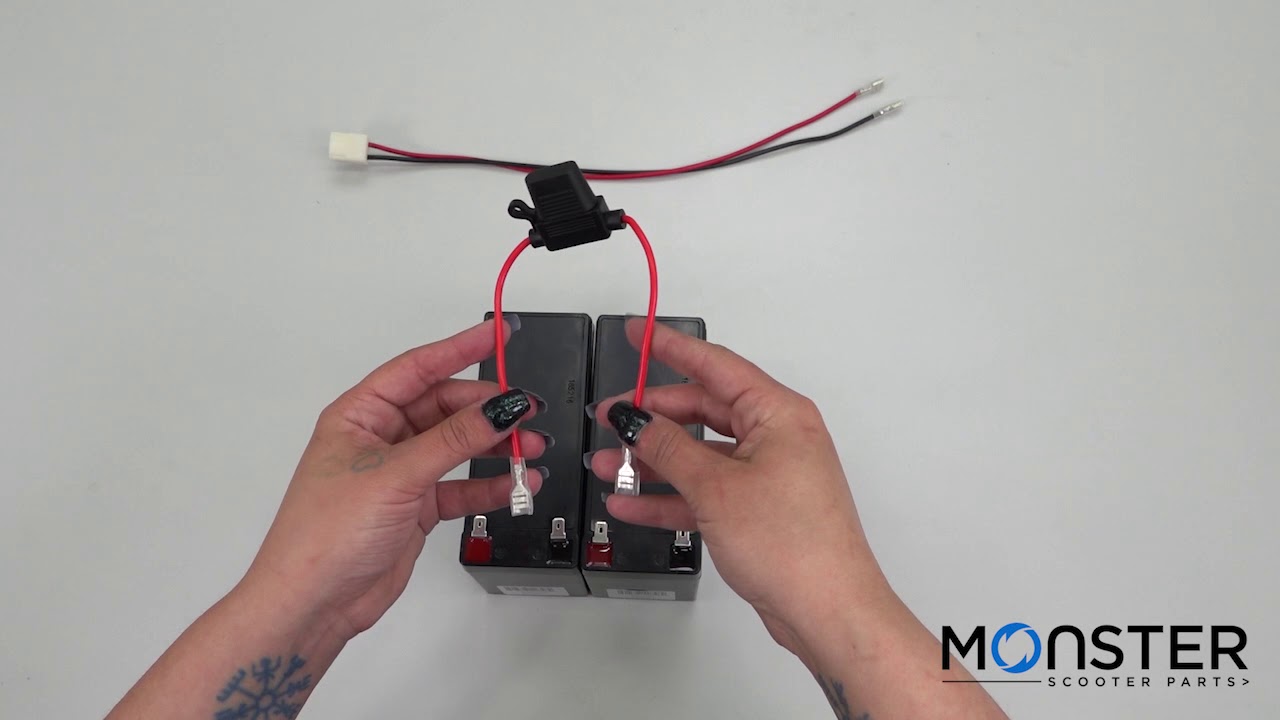 Razor MX350 (Versions 9+) Battery Wiring How-To