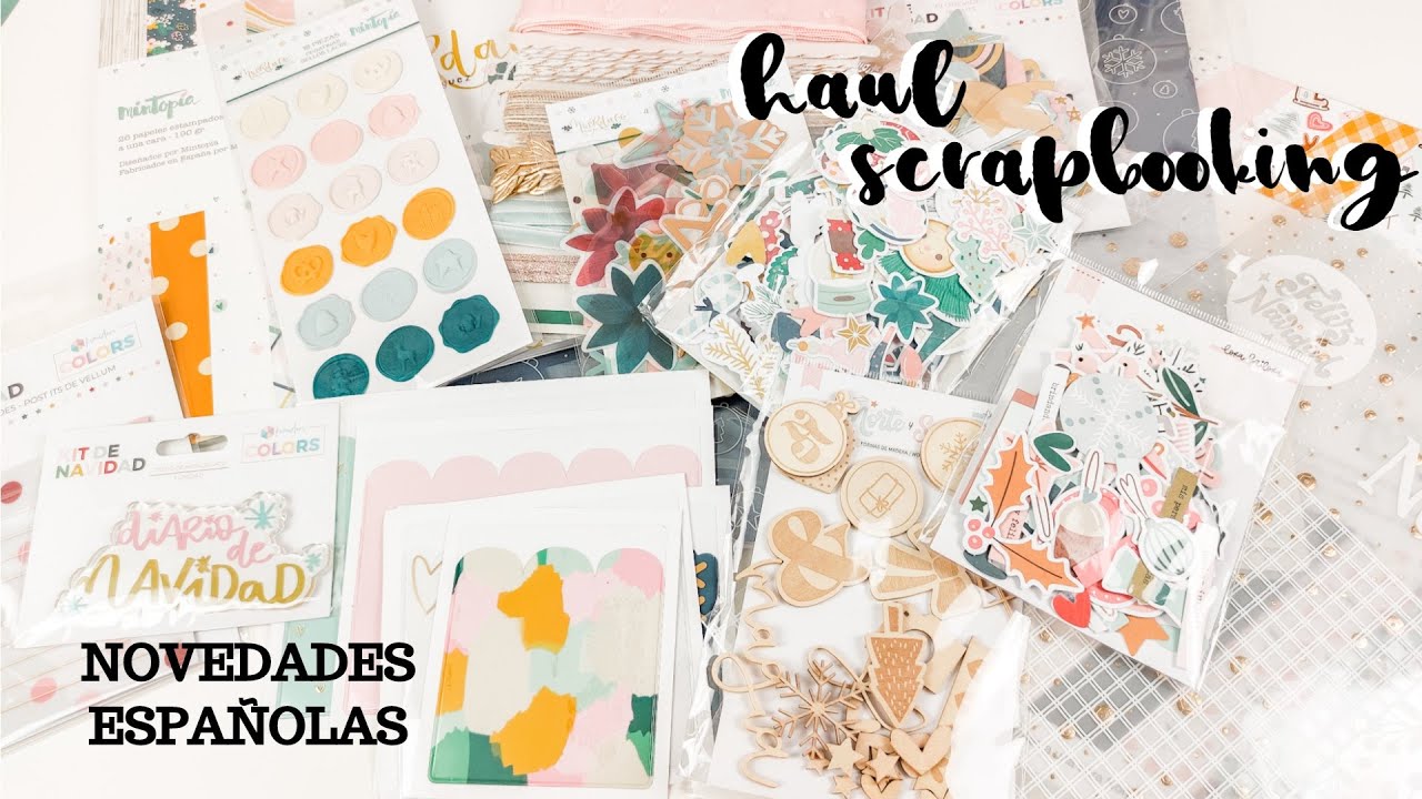 Haul scrapbooking novedades españolas otoño y navidad | kit de Kimidori, Lora Bailora, Mintopia