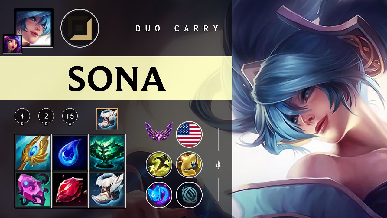 Sona Carry vs Xayah - NA Master Patch 26.05