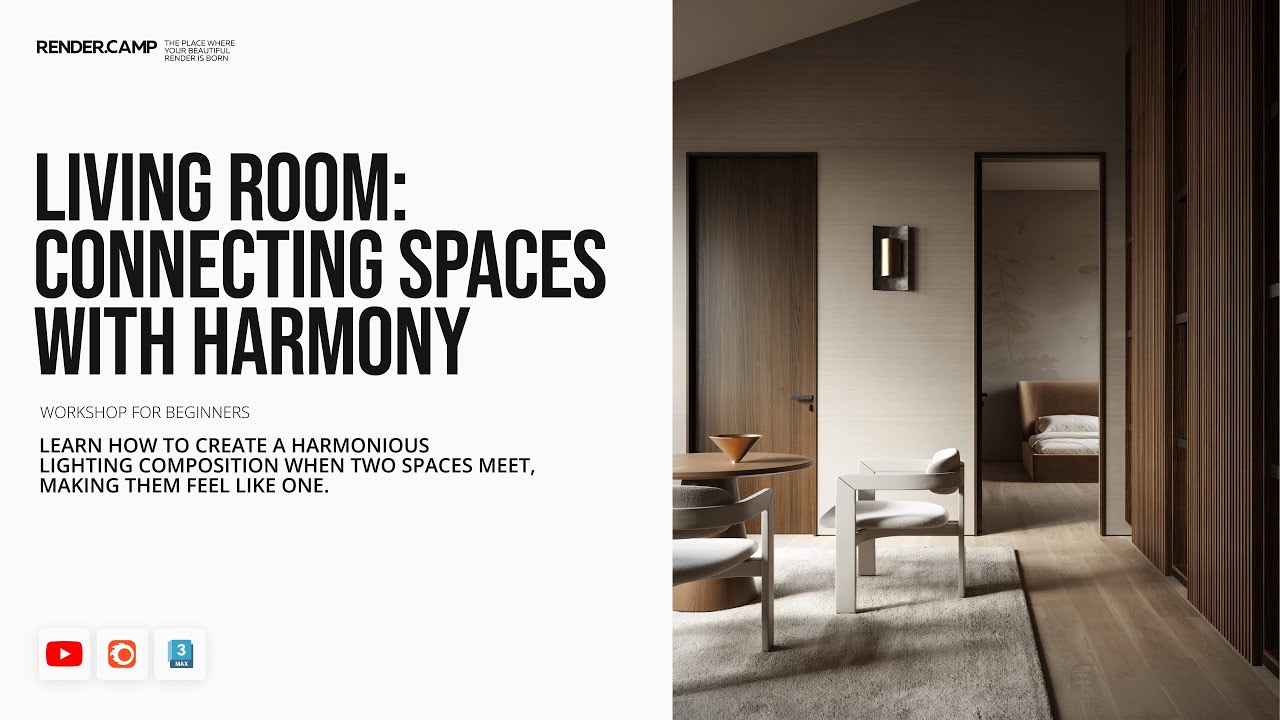 Storytelling Through Doorways: Composition in Interior CGI | 3Ds Max + Corona Beginner Tutorial