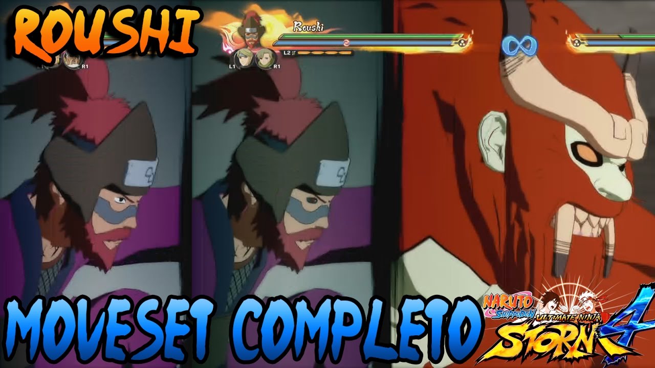 Naruto Storm 4: Alive + Edo Tensei Roshi / Roushi Moveset Completo