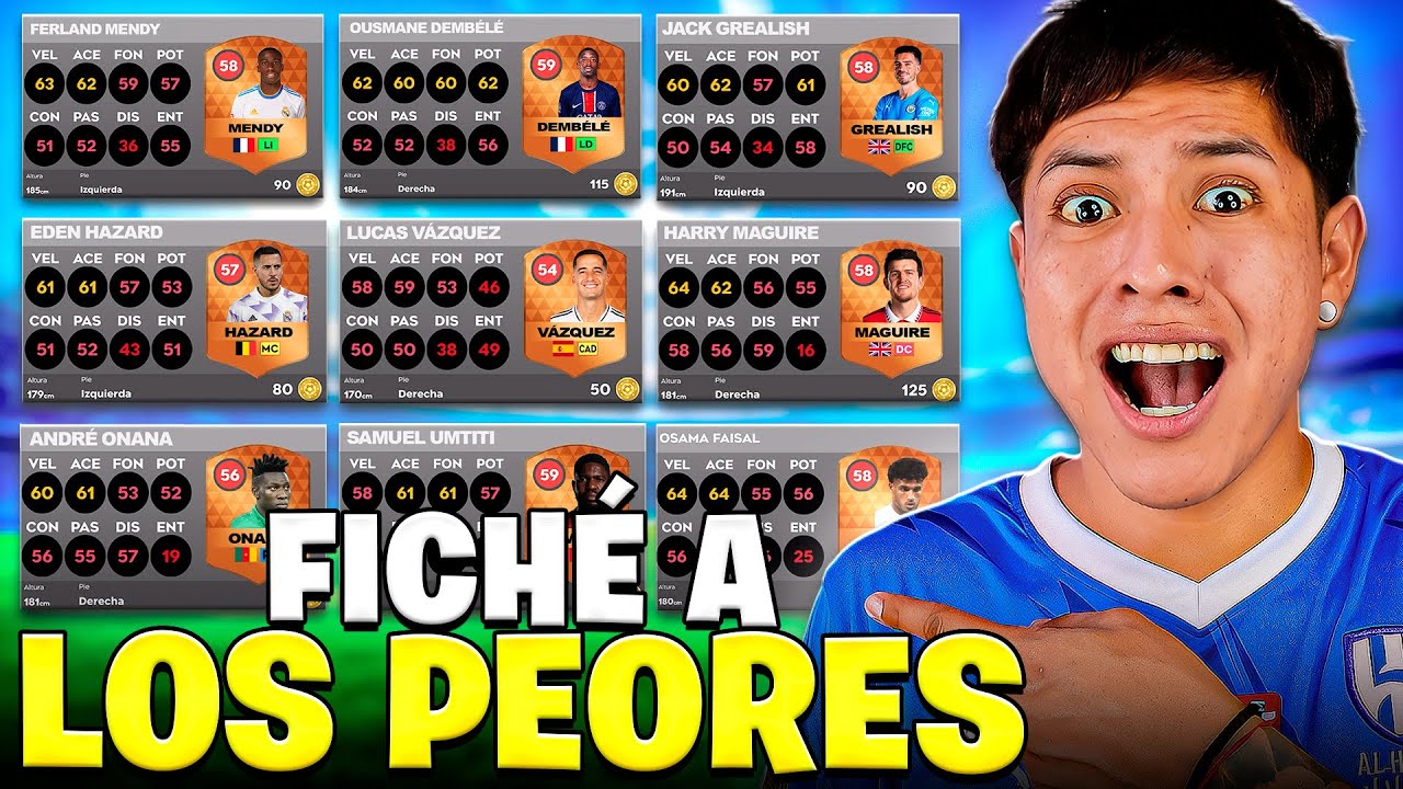 Fiché a los PEORES Jugadores y Esto Pasó.. Dream League Soccer 2025