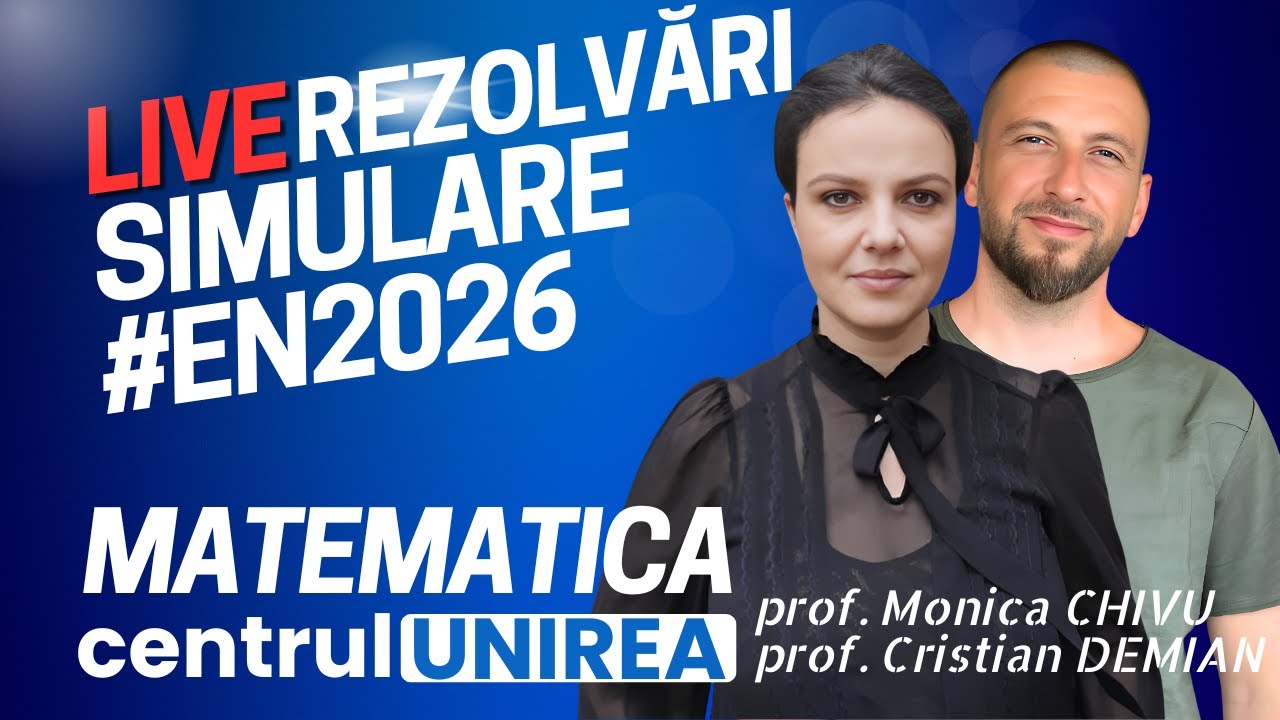 SIMULARE EVALUARE NAȚIONALĂ 2026 - MATEMATICĂ