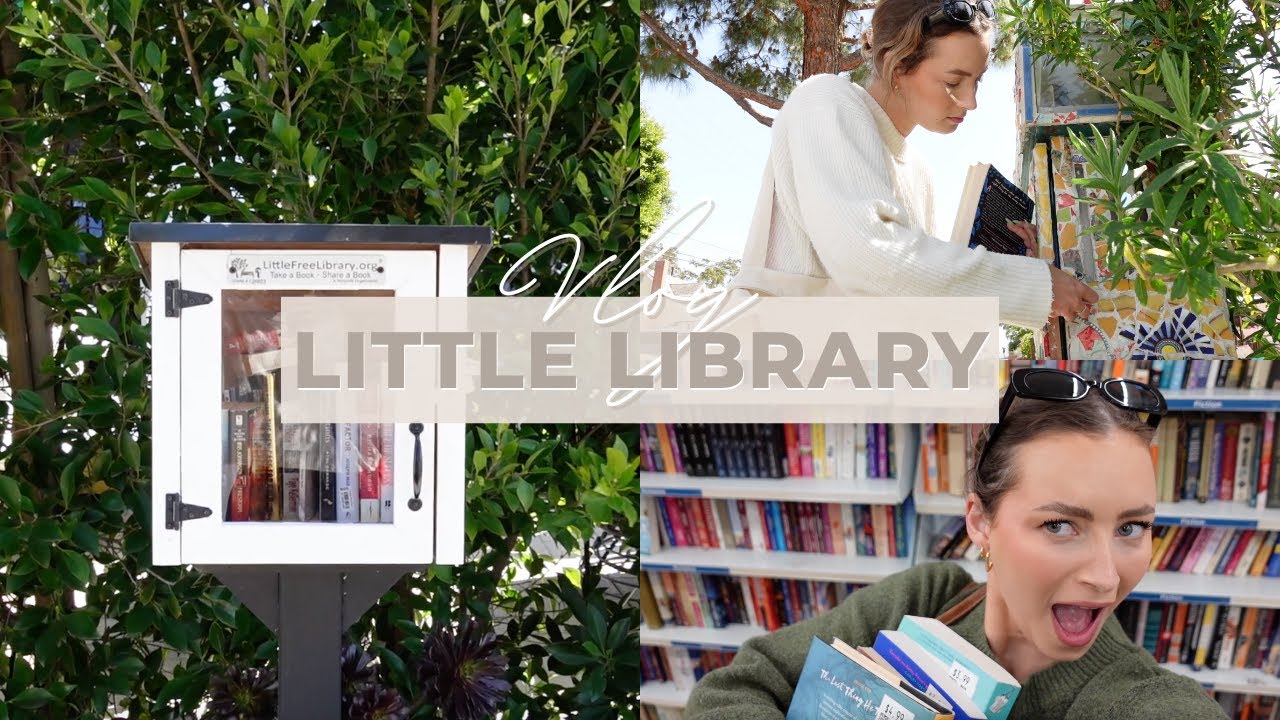 BOOKISH VLOG: Little Free Library Hunting!