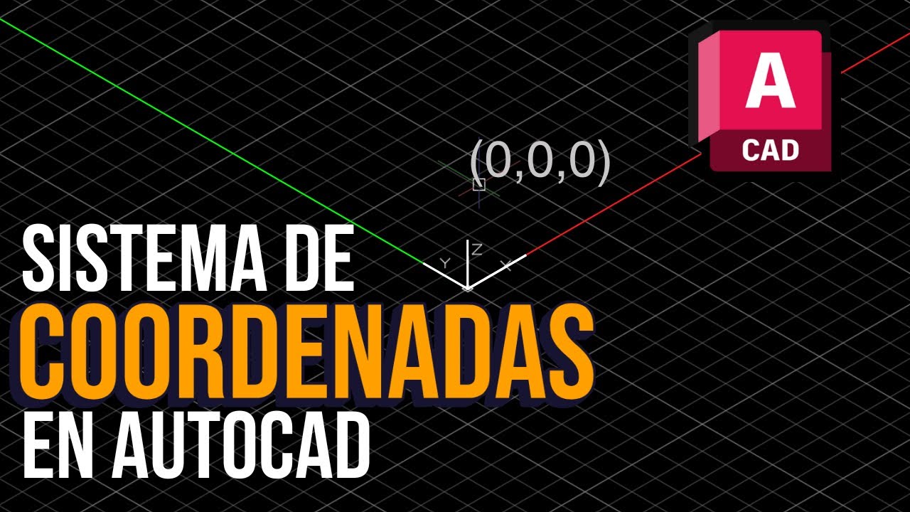 Cómo usar y cambiar el Sistema de Coordenadas en AutoCAD🔴