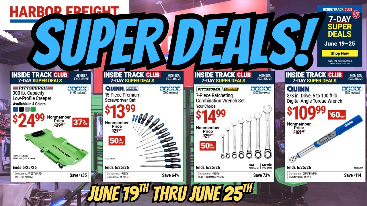 РАСКРЫТО! Harbor Freight ТОЛЬКО ЧТО запустили 7-дневные суперпредложения! (Эксклюзивно для ITC) #...