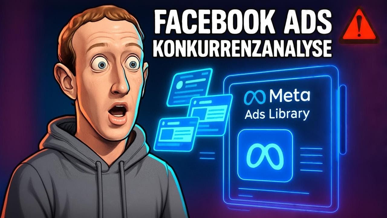 Kostenlose Facebook Ads Konkurrenzanalyse 🚨 In der offiziellen Werbebibliothek von Meta!