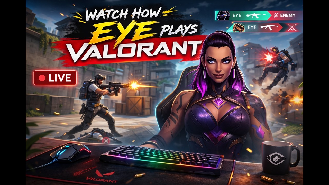 Watch How EYE Destroys Valorant (Or Gets Destroyed) 😂 | LIVE