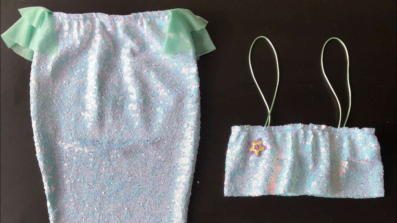 Traje de sirenita, moldes y confección.