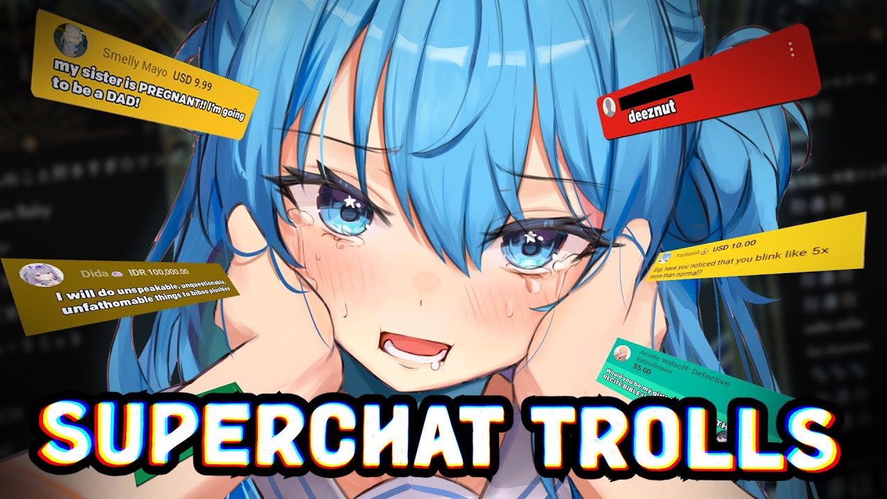 8 Minutes of Hololive TROLLED by SUPERCHATS