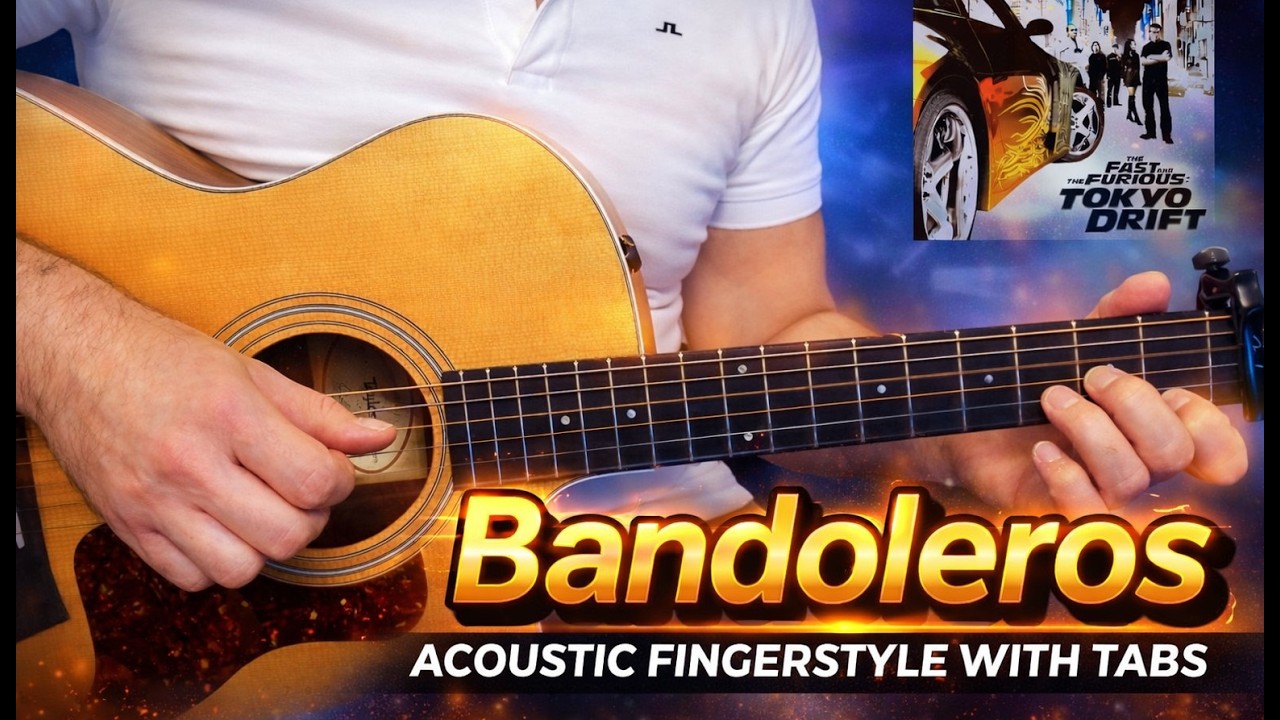 Fast & Furious OST - Bandoleros - Don Omar - Fingerstyle Guitar Cover