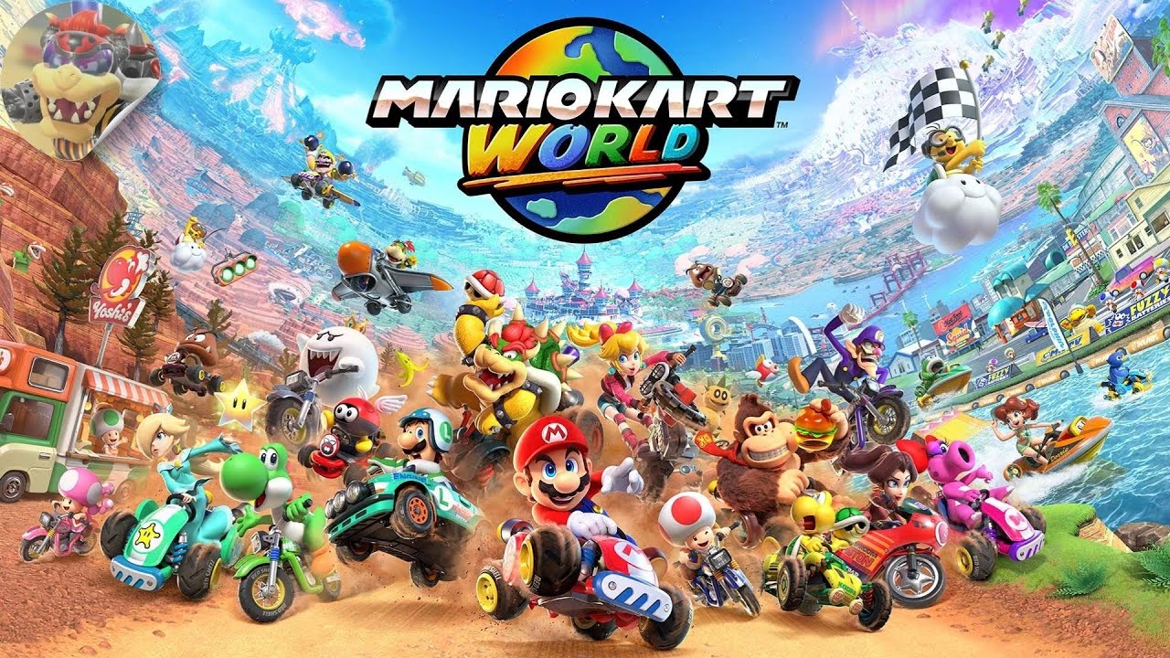 Bowser Kart World // Full Game 100% Walkthrough (Grand Prix - 150cc)
