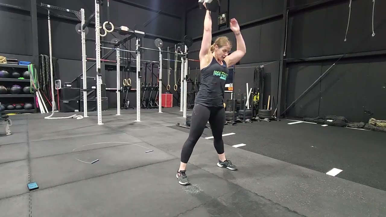 8 min AMRAP 90 DU 30 DB Snatch 2.24.26