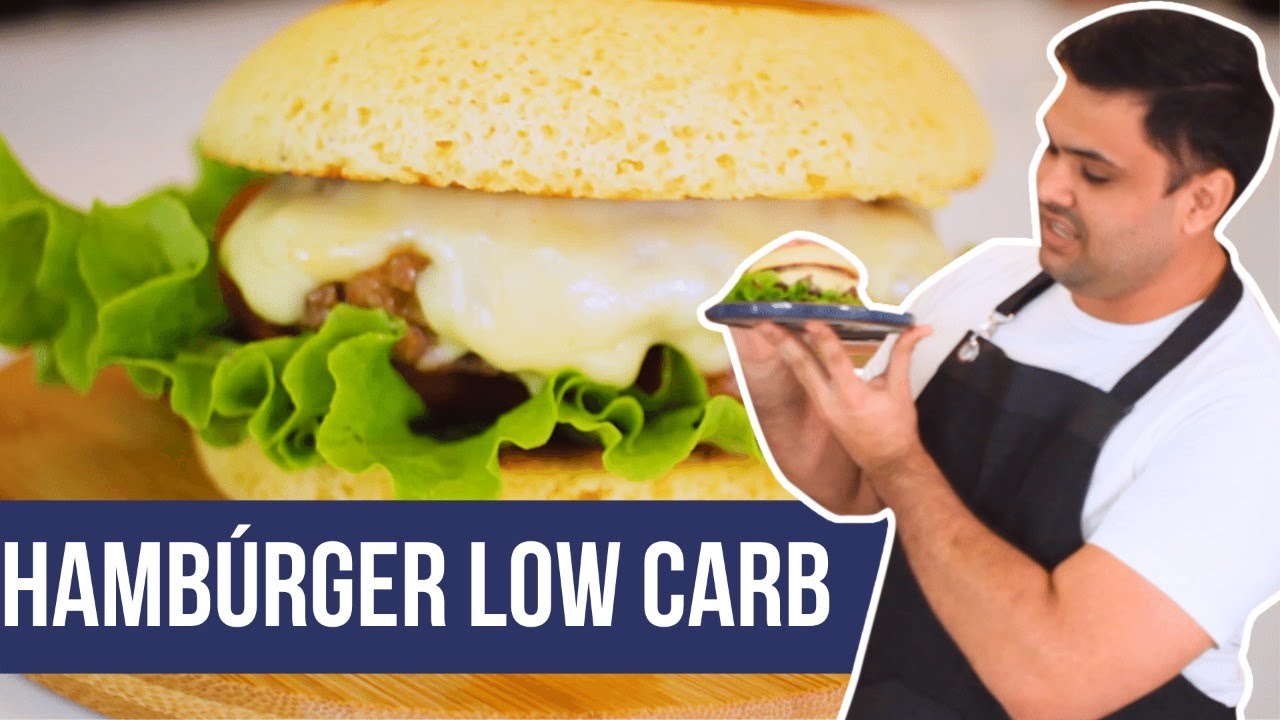 DELICIOSO HAMBÚRGUER LOW CARB | Gustavo Mota