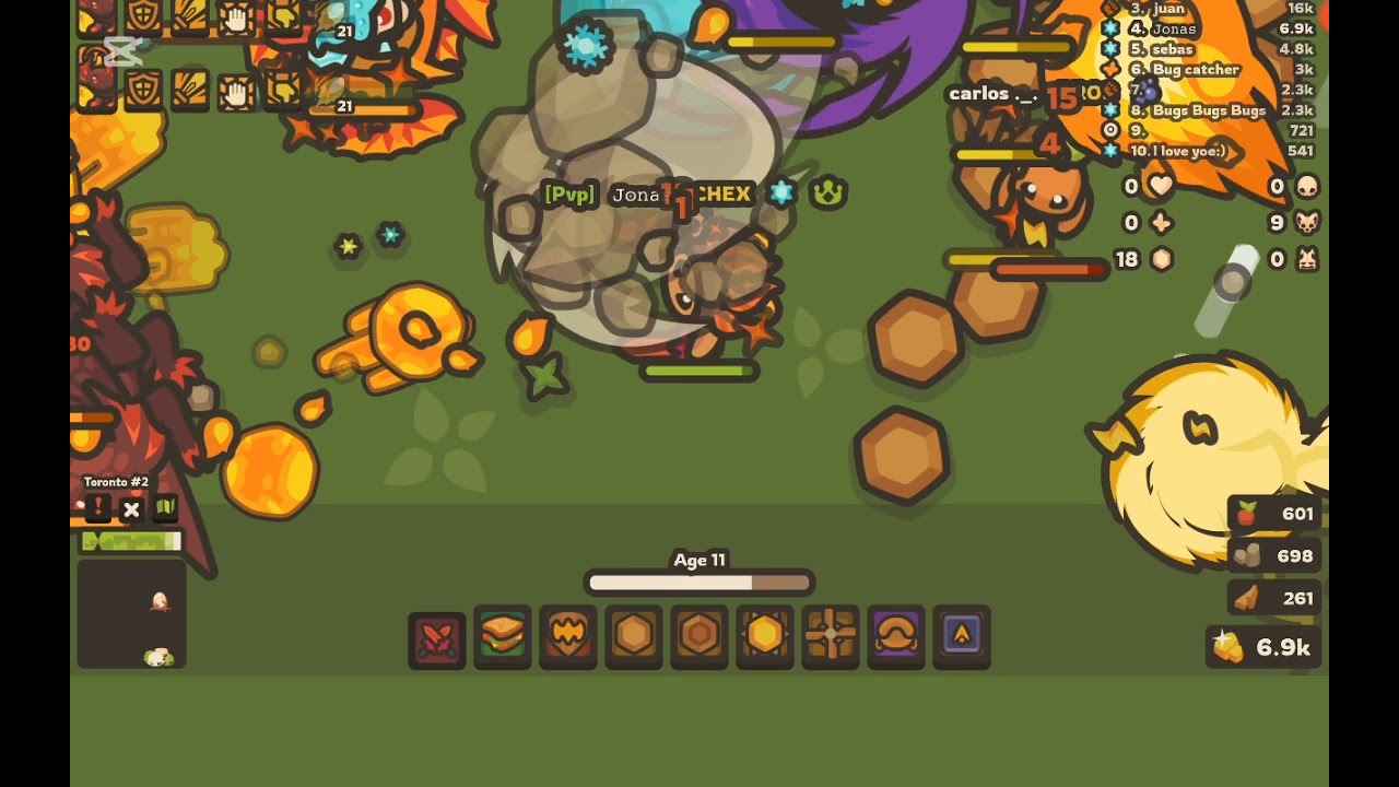 Raid clan SLINX - Taming.io (MOBILE) 