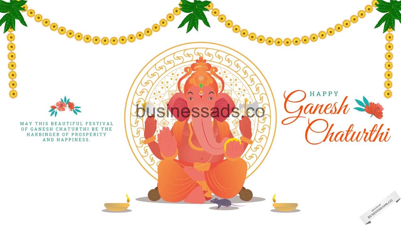 Customizable Ganesh Chaturthi Video Templates | Businessads.co Video Templates |