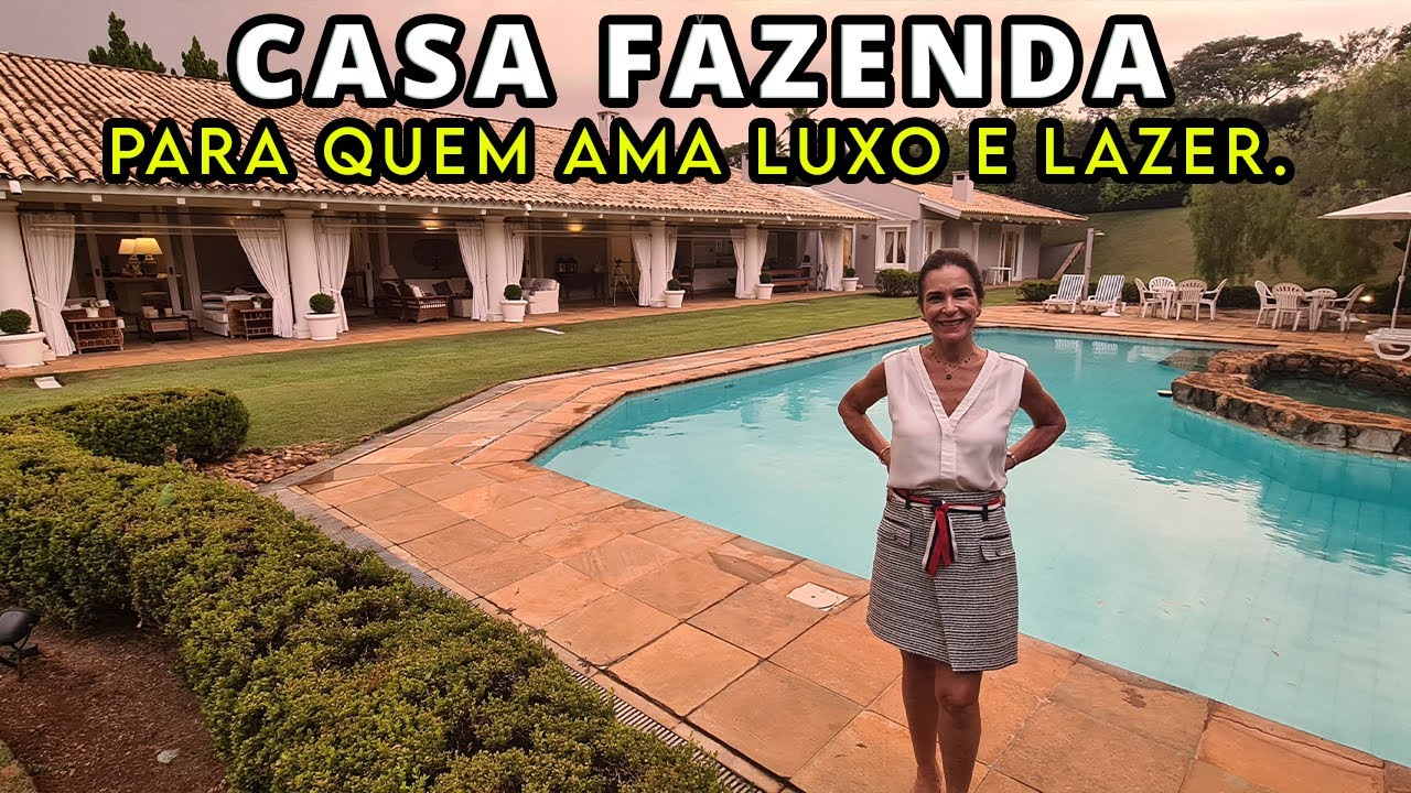 CASA FAZENDA LUXUOSA EM ITU