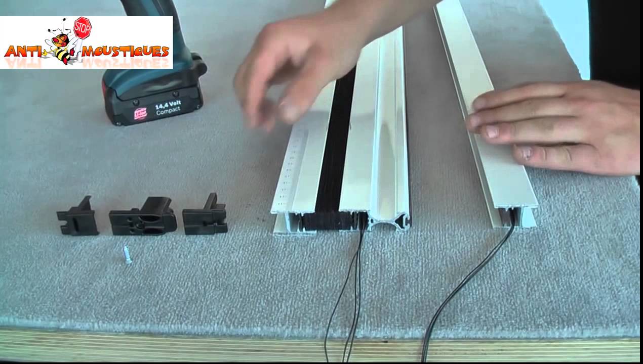 Comment installer une moustiquaire porte plissé de la marque antimoustiques.fr