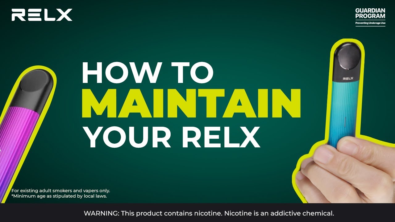 3 tips for RELXers - About Leaking, Dry Throat & Device Maintenance | RELX