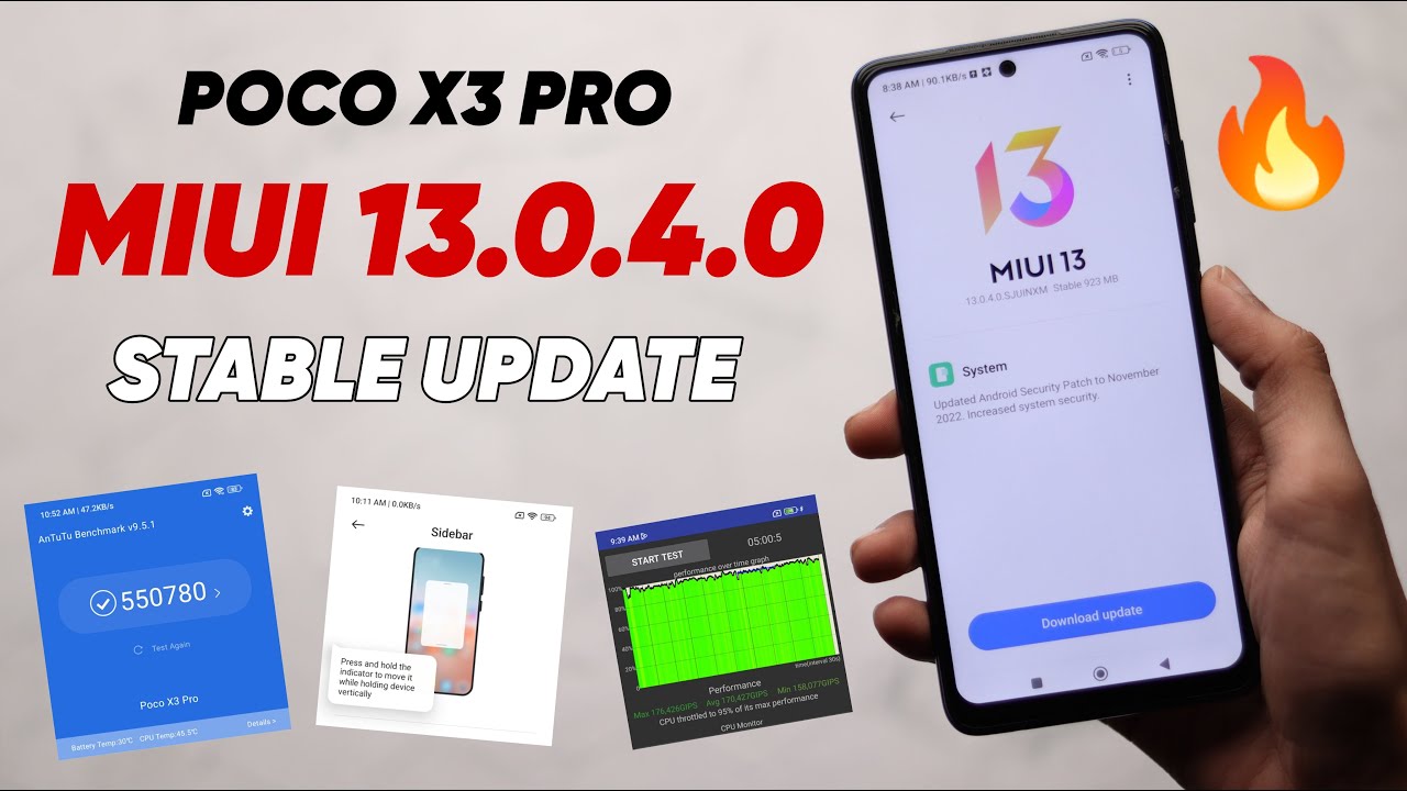 Poco X3 Pro MIUI 13.0.4.0 Indian Stable Update RollOut - What's New?